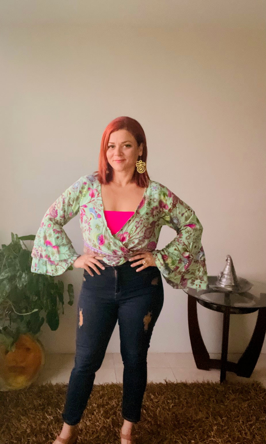 Anika Top Turquesa