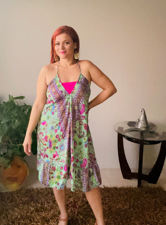 Vestido Amoli Corto Verde