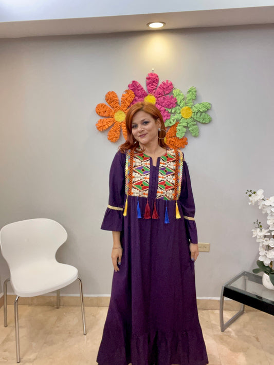 Vestido Dalia Morado