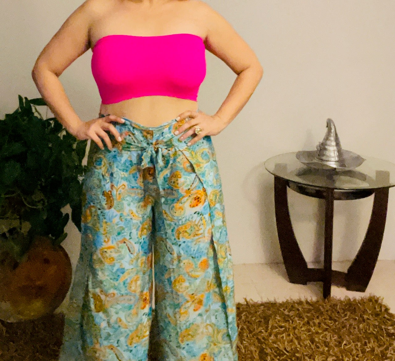 Pantalón Mariposa Turquesa