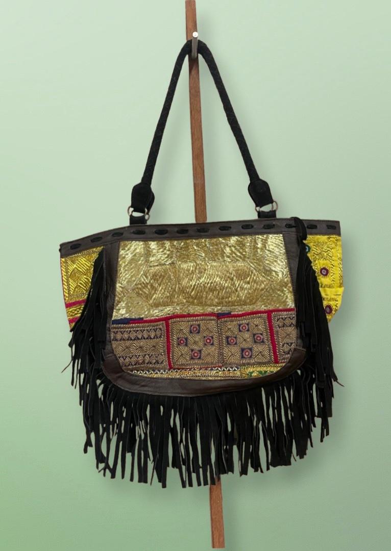 Cartera Boho Negra